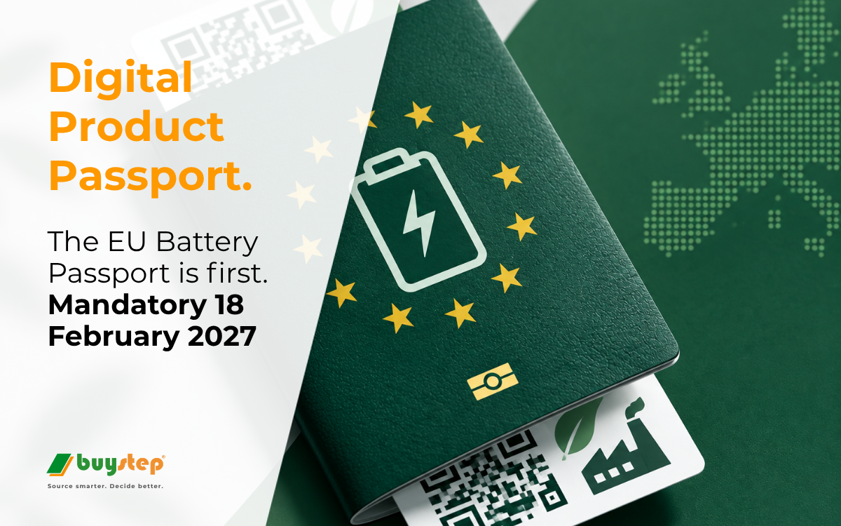 Pasaporte europeo de baterías: guía práctica para compradores y proveedores antes de febrero de 2027