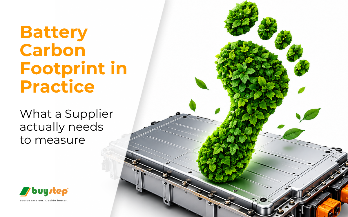 Battery Carbon Footprint in Practice