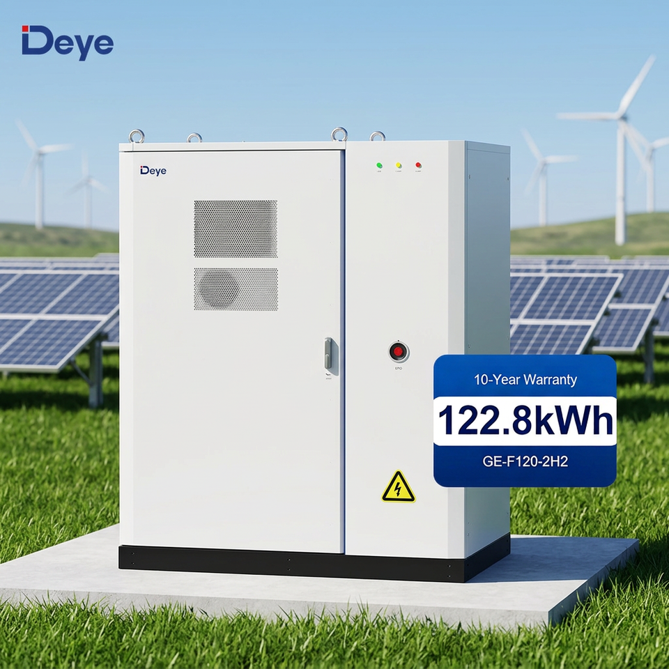 Deye GE-F120-2/3/4H6 Long Life LiFePO4 Energy Storage System with 10 Year Warranty and Stable Capacity Performance