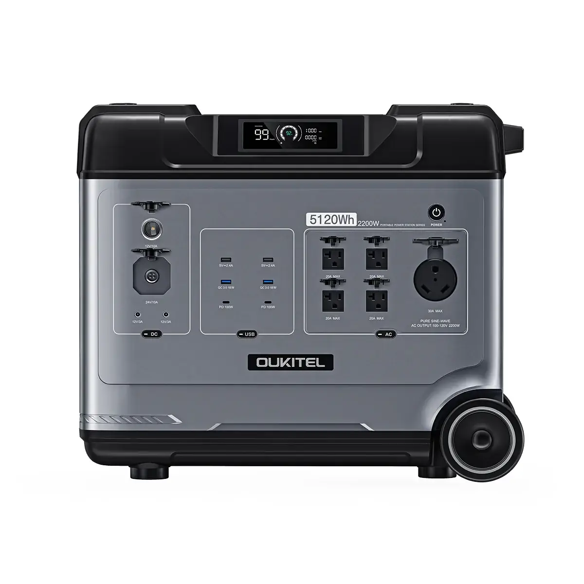 OUKITEL P5000 Portable Power Station 5120Wh/2200W